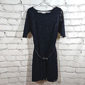 Charter Club Navy Lace Dress